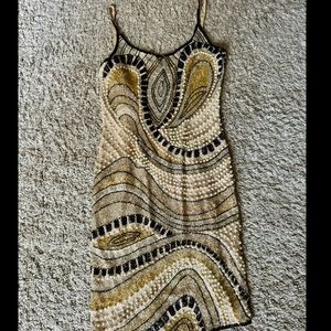 vintage beaded sequin dress